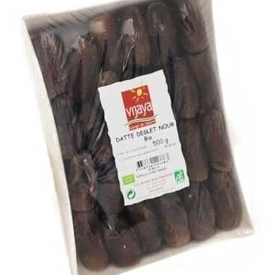 FRUTOS SECOS / DEGLET NOUR Dátil - A/N - ARGELIA - 500g - Bandeja - Orgánico* (*Certificado Orgánico por FR-BIO-10)