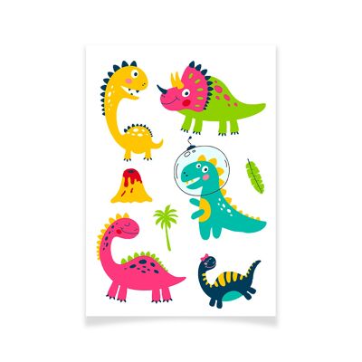 Dinosauri del tatuaggio tessile