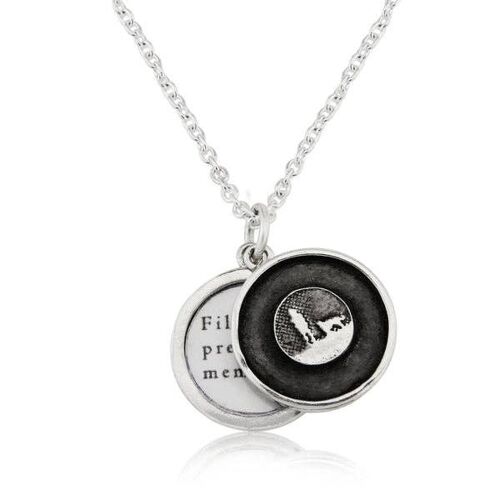 DOG LOVERS SILVER LOCKET, OXIDISED STERLING SILVER , SLLNS/BS