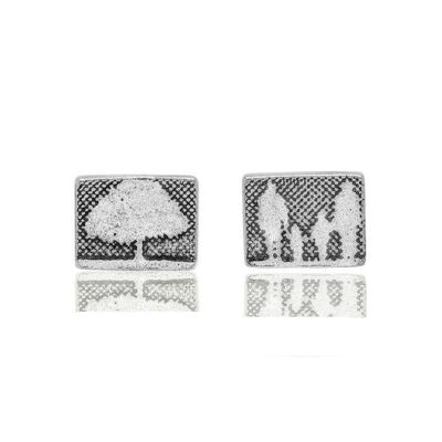 FAMILY TREE STUD EARRINGS , CFTP4/S