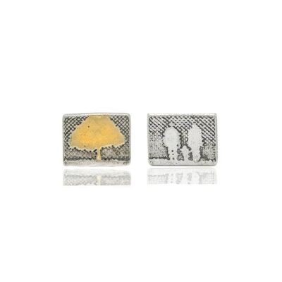 FAMILY TREE STUD EARRINGS , CFTP3/SG