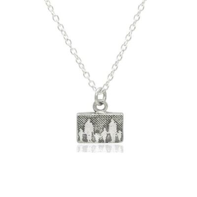 LITTLE SILVER FAMILY NECKLACE, STERLING SILVER , CFP6/S