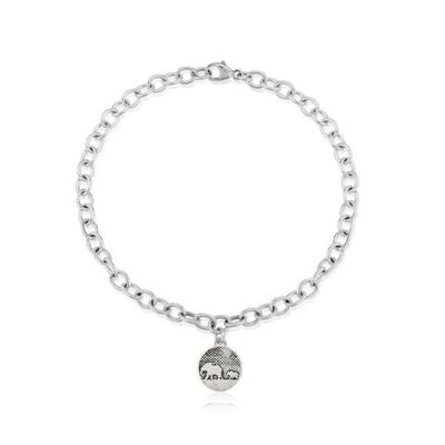 MUTTER & BABY ELEFANT ARMBAND, STERLING SILBER, SMBEB/S