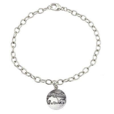 MUTTER & BABY ELEFANT ARMBAND, STERLING SILBER, MBEB/S