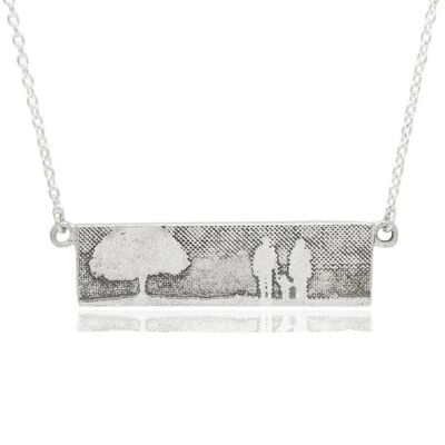 SILVER FAMILY TREE NECKLACE, STERLING SILVER , LCFN3/S