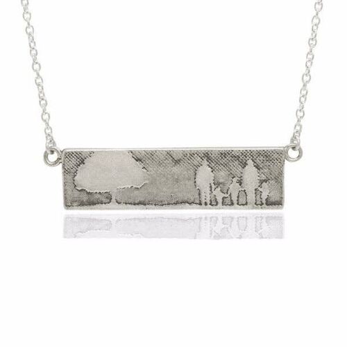 SILVER FAMILY TREE NECKLACE, STERLING SILVER , LCFN5/S