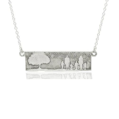 SILVER FAMILY TREE NECKLACE, STERLING SILVER , LCFN6/S