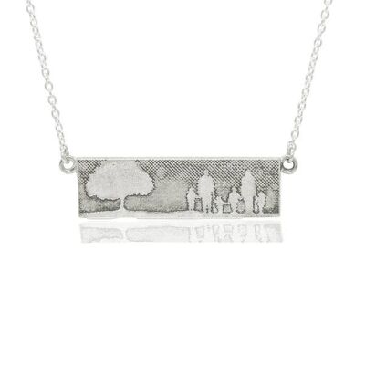 COLLANA CON ALBERO GENUALE IN ARGENTO, ARGENTO 925 , LCFN6/S