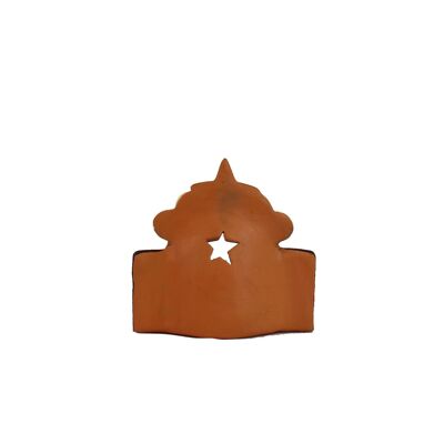 Krippe Stern aus Keramik, Weihnachtsdeko