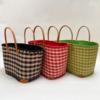 Cestini di rabane GM "Vichy Check" - 12 pezzi assortiti