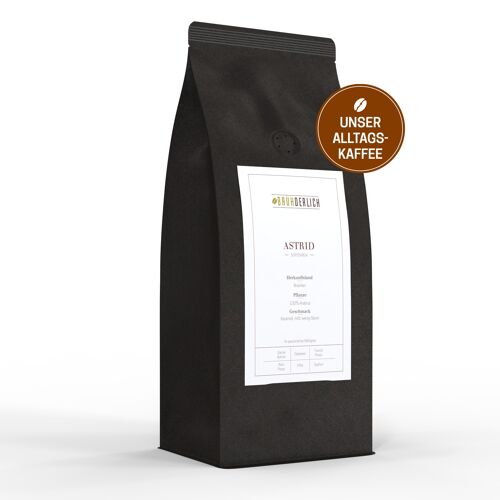 Premium Arabica Kaffeebohnen (500g) - Astrid - Unser Alltagskaffee