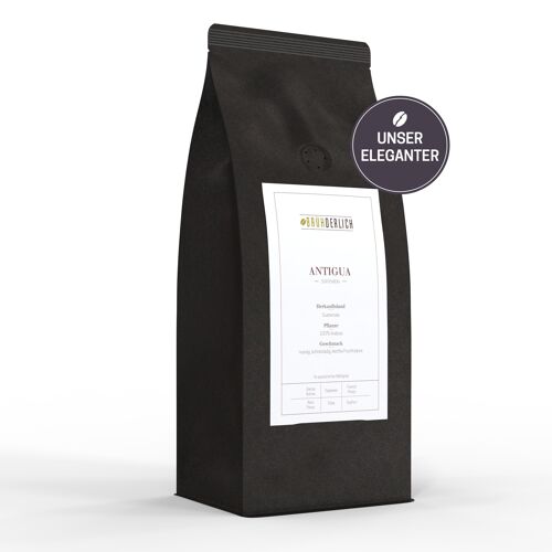 Premium Arabica Kaffeebohnen (500g) - Antigua - nussig & schokoladig