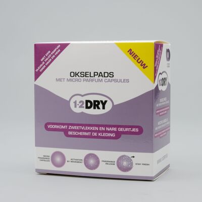 Medium white fragranced pads (12pcs/box)