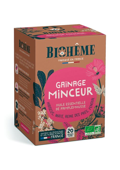 Infusion Gainage minceur - 20 infusettes