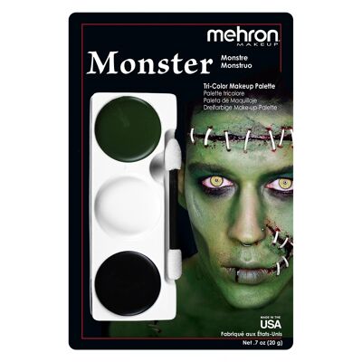 Tri-Color Makeup Palette - Monster