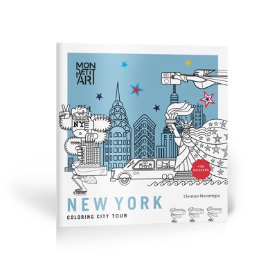Tour della città da colorare di New York