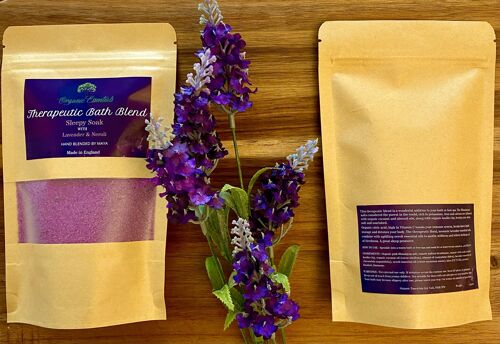 Lavender & Neroli Luxury Natural Bath Blend in Eco-Pouch 250g