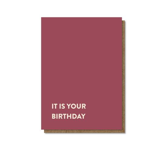 It Is Your Birthday: Generic Card Collection