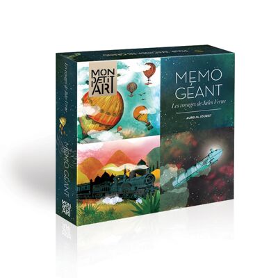 Memo Géant, The Travels of Jules Verne _ Board game