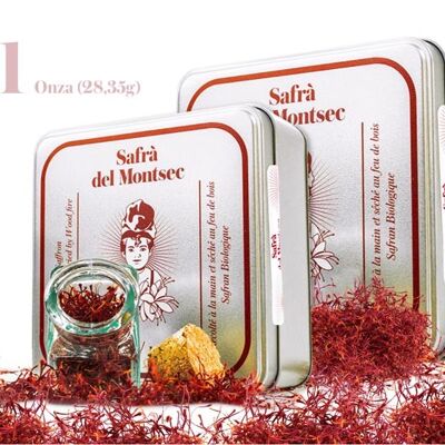 Organic Saffron 1 ounce (28.35 g) Spanish/Catalan