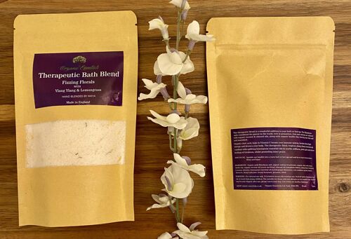 Ylang Ylang & Lemongrass Luxury Natural Bath Blend in Eco-Pouch 250g