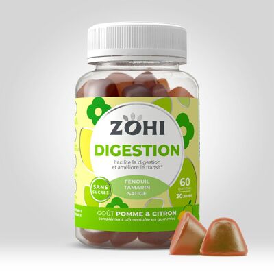 Complément Alimentaire Digestion parfum Pomme Citron, Pilulier 30 jours 180g