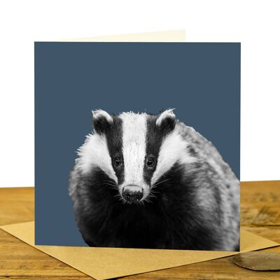 Badger Greeting Card (SD-GC-15SQ-45-IND)