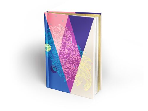 Carnet de Luxe, Trame 1 (triangles bleu/violet)