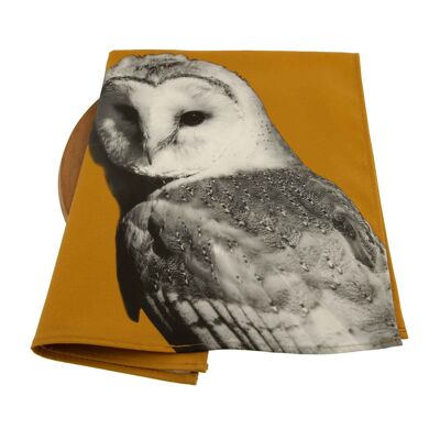 Barn Owl Tea Towel (SD-TT-01-OCH)