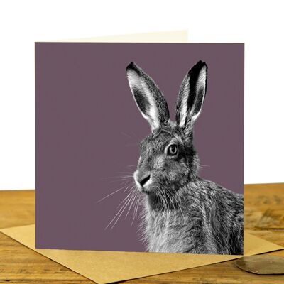 Hare Greeting Card (SD-GC-15SQ-26-DSP)