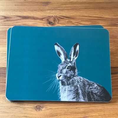 Hare Placemat (SD-PM-01-BW)