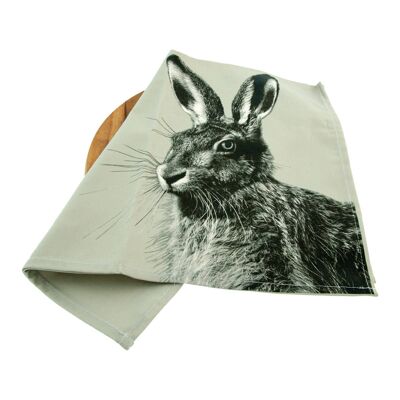 Hare Tea Towel (SD-TT-03-SGY)