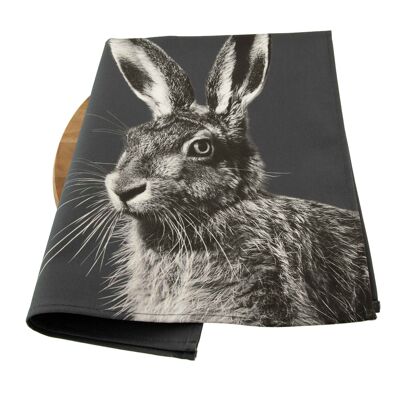 Hare Tea Towel (SD-TT-03-CHA)