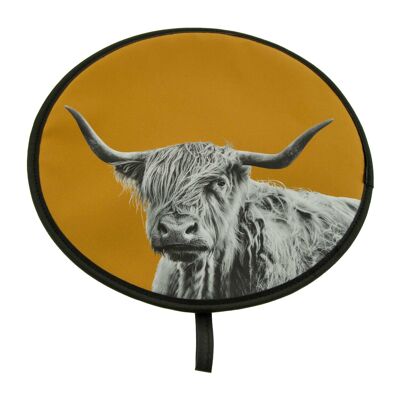 Highland Cow Chefs Pad for Aga Cooker (SD-CP-01-OCH)