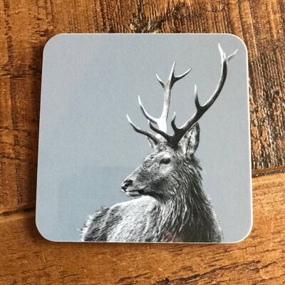 Highland Stag Coaster (SD-CO-16-BLG)