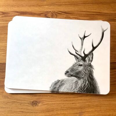 Highland Stag Placemat (SD-PM-03-BW)