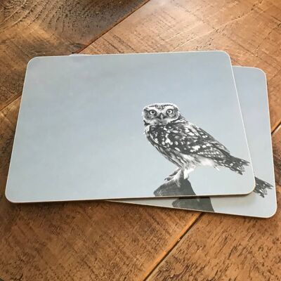 Little Owl Standing Placemat (SD-PM-06-BLG)
