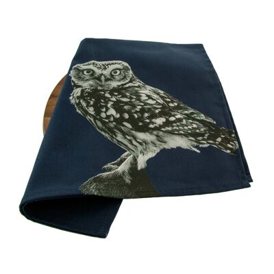 Little Owl Tea Towel (SD-TT-13-BLB)