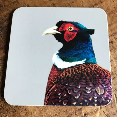 Pheasant Coaster (Colour) (SD-CO-26-SND)