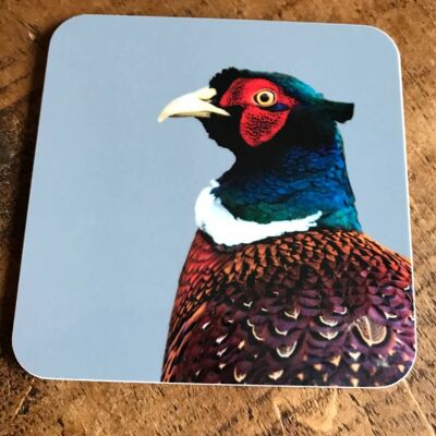 Pheasant Coaster (Colour) (SD-CO-26-BLG)