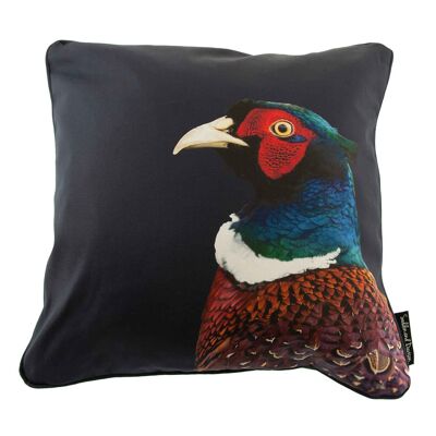 Pheasant Cushion Cover (Colour) (SD-CSH-CT-17-45-BLB)