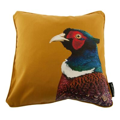 Pheasant Cushion Cover (Colour) (SD-CSH-CT-17-45-OCH)