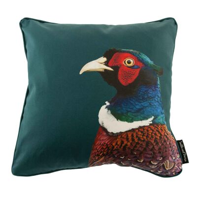 Pheasant Cushion Cover (Colour) (SD-CSH-CT-17-45-TLG)
