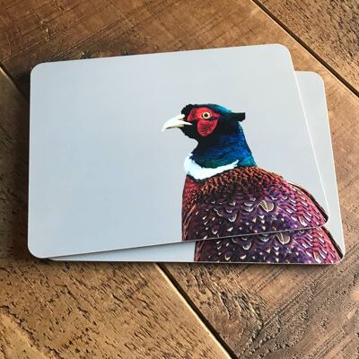 Pheasant Placemat (Colour) (SD-PM-07-SND)