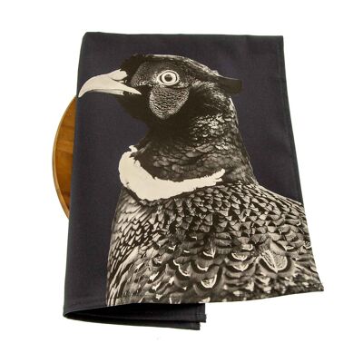 Pheasant Tea Towel (SD-TT-14-BLB)