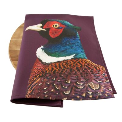 Pheasant Tea Towel (Colour) (SD-TT-15-MLB)