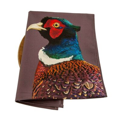 Pheasant Tea Towel (Colour) (SD-TT-15-DSP)