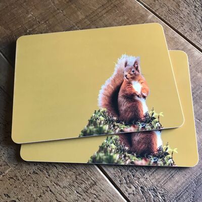 Red Squirrel Placemat (SD-PM-10-MUS)