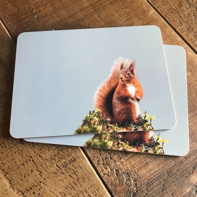 Red Squirrel Placemat (SD-PM-10-SND)