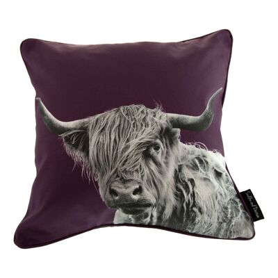 Shaggy Highland Cow Cushion Cover (SD-CSH-CT-13-45-MLB)